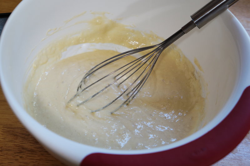 Finished pancake batter