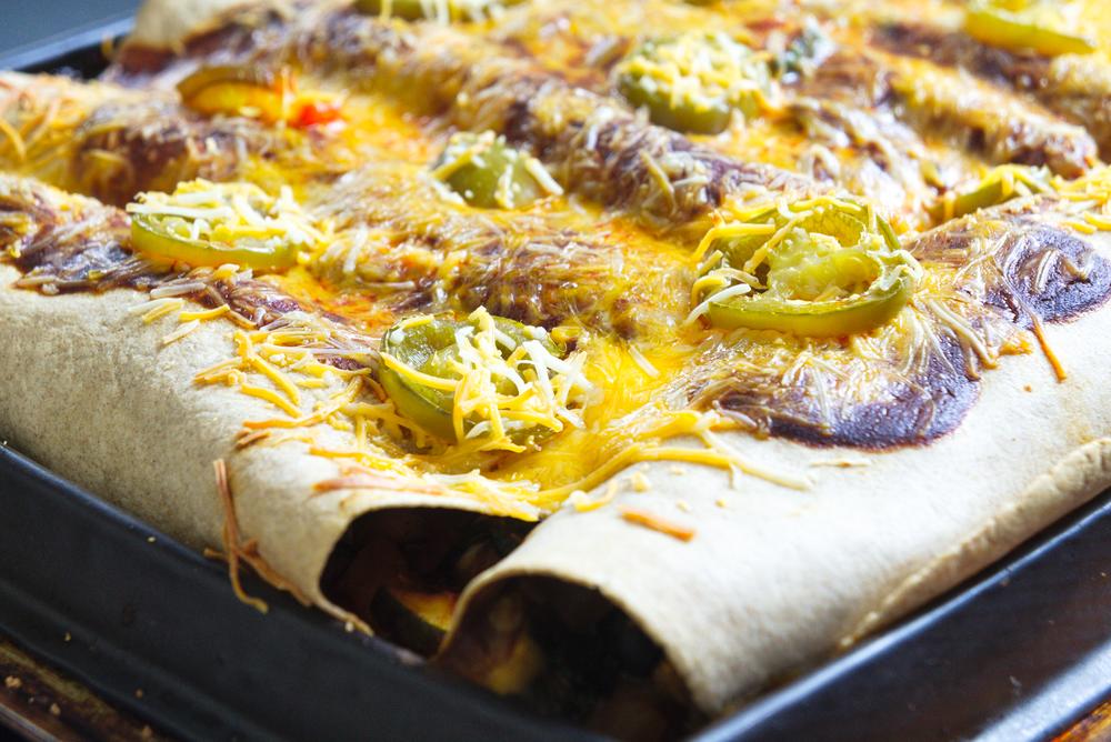 Kick Ass Zucchini Enchiladas