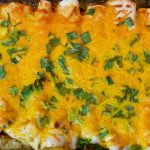 spinach and potato enchiladas